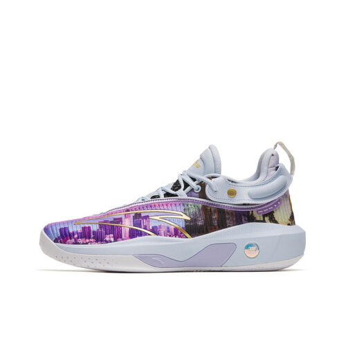 ANTA KT8 Klay Thompson "Course" Best Shooter Basketball Sneakers in Purple