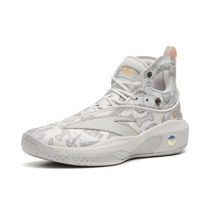 ANTA KT8 Klay Thompson "Rocco" Best Shooter Basketball Sneakers in Grey - Image 2