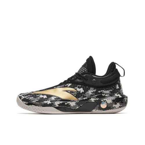 ANTA KT8 Klay Thompson "Veteran Day" Best Shooter Basketball Sneakers in Camouflage gold