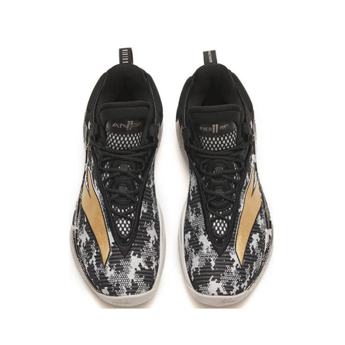 ANTA KT8 Klay Thompson "Veteran Day" Best Shooter Basketball Sneakers in Camouflage gold - Image 3