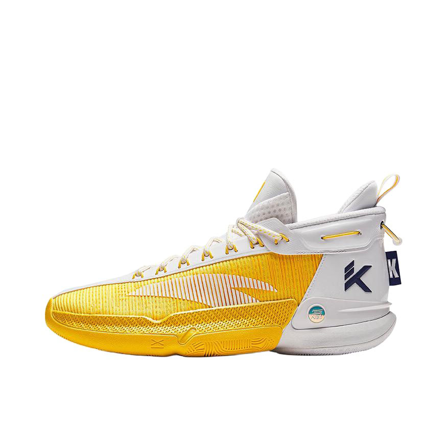 ANTA KT9 Klay Thompson Basketball Sneakers in White Yellow
