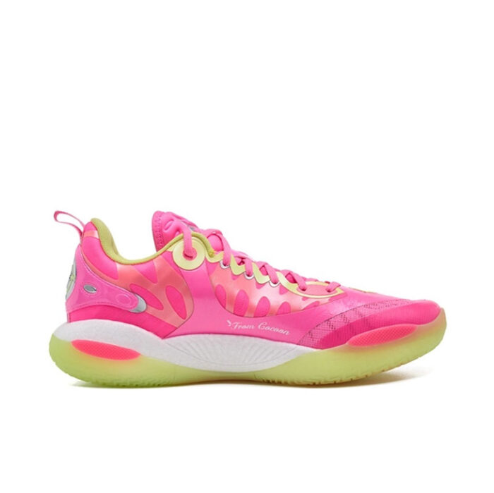 Rigorer Austin Reaves AR2 "Fusion" SE Basketball Shoes Pink/Neon Green - Image 2