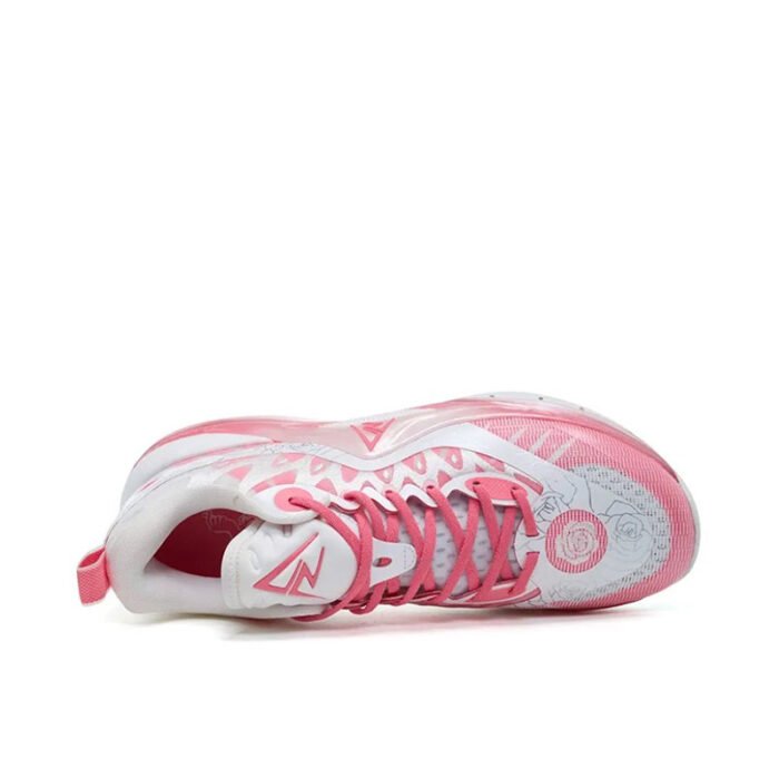 Rigorer Austin Reaves AR2 "Valentine's Day" Basketball Shoes in White Pink - Image 4