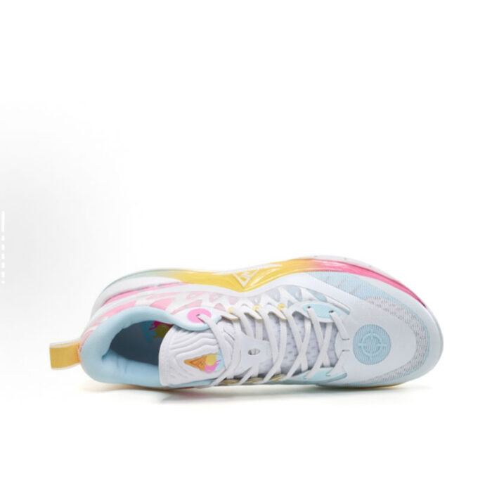Rigorer Austin Reaves AR2 "Ice Cream" Basketball Shoes in White Blue Pink - Image 4